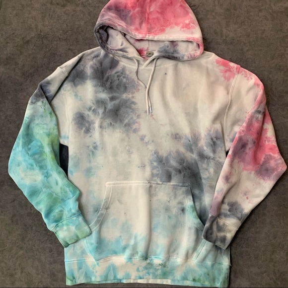 watercolor tie dye sweatshirt